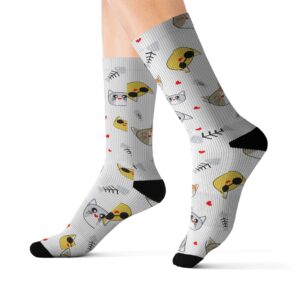Fun Animal Print Socks – Cute and Comfy Sublimation Socks for Animal Lovers
