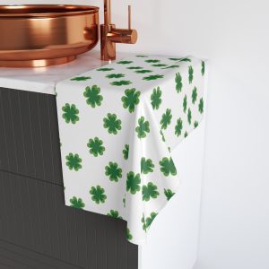 Lucky Clover Hand Towel – Festive Green Design for St. Patrick’s Day