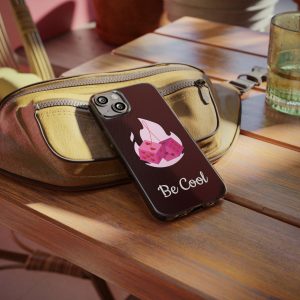 Stylish Soft Phone Case with Chic Illustration – Perfect for Fashion Lovers