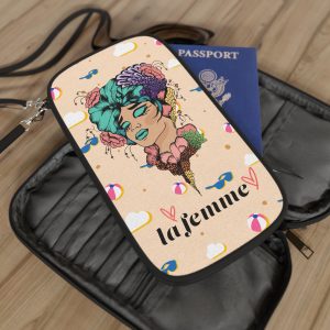 La Femme Stylish Passport Wallet – Vibrant Travel Accessory for Adventurous Women