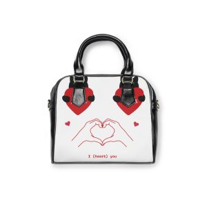 I (Heart) You Shoulder Handbag – Stylish and Cute Love-Themed Tote