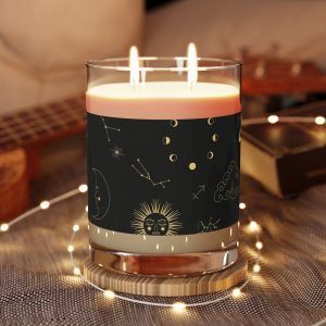 Astrological Scented Candle – Zodiac & Celestial Design, 11oz