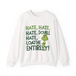 Unisex Merry Christmas Grinch Sweatshirt for Womens & Men | Grinch Sweatshirt  – Plus Size Cute Christmas Sweatshirts