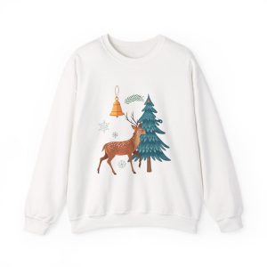 Christmas Sweatshirt- Unisex Cute Christmas Sweatshirt for Women & Men – Plus Size Christmas Sweatshirts for All Holiday Fans