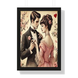 Valentines Wall Art Retro Vintage Home Wall Decor | Retro Wall Art | Vintage Wall Art | Valentines Gifts for Her Valentines Day Gift for Him