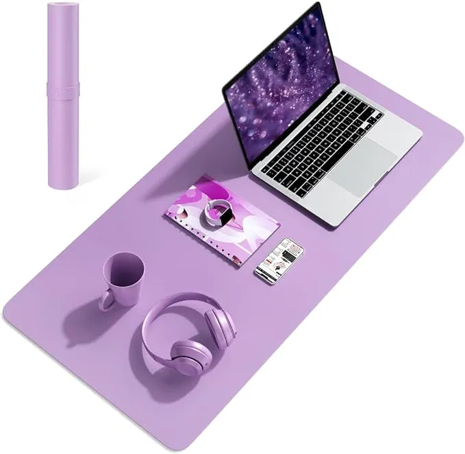Non-Slip Leather Desk Mat