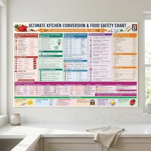 Kitchen Conversion Chart Poster