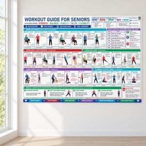 Senior Fitness Workout Poster