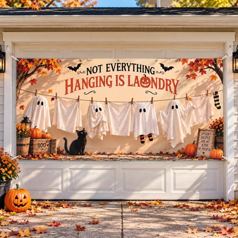 Cute Funny Halloween Banner