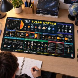 Solar System Desk Mat for Kids