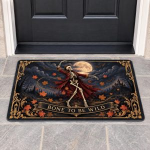 Dancing Skeleton Halloween Doormat
